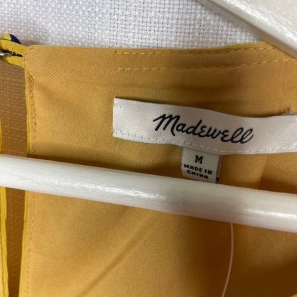 New Madewell Pleated Cascade Top Retro Bouquet - Picture 3 of 4